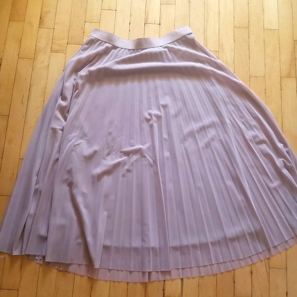 Stella Luce pale pink midi skirt